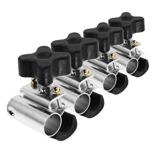 MOTHNUR 車椅子トレイマウント4個:取り外し可能な車椅子デスクトレイブラケットファスナー - ダイニングテーブル用の安定したサポートラック固定クランプ