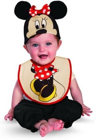 Disguise Drool Over Me Disney Minnie Mouse Infant Bib and Hat Costume