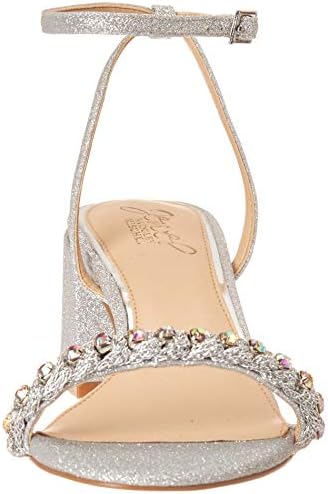Jewel Badgley Mischka Odonna Crystal Detail Block Heel | Image 1