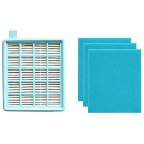 Aiweijia Vacuum Cleaner Replacement Hepa Filter with Foam Accessories for Philips Power Pro Active Cover