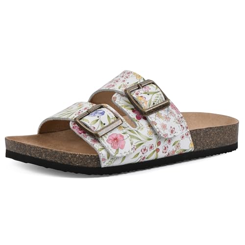 Image of WHITE MOUNTAIN Kids Girls' Helga Slide Footbed Sandal