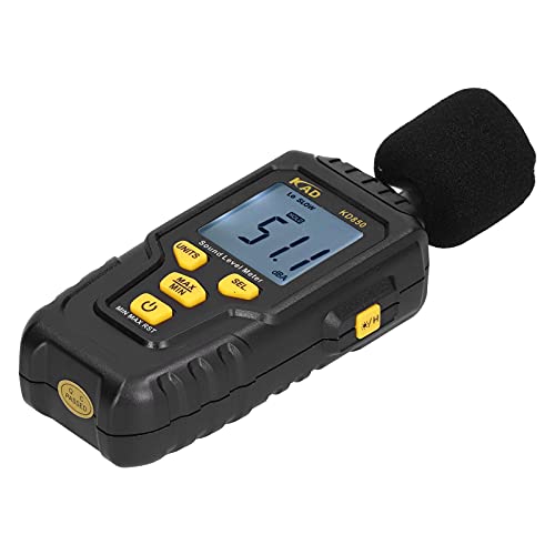 Sound Level Meter Accurate Decibel Monitor Thermometer for Environmental Testing