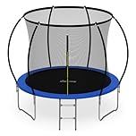 GALACTICA Trampoline 8FT with Safety Net & Ladder, Enclosure, Toddler Trampoline for 3+, Kids, Outdoor, Waterproof, Easy Assembly