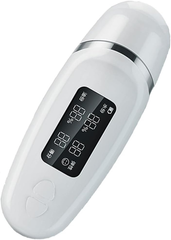 POPETPOP Facial Moisture Analyzer Portable Skin Tester for Home Salon Use High Oil Compact Design for Skin Health Assessment Tool