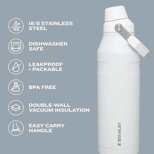 Image of Stanley IceFlow Fast Flow Water Bottle | Angled Spout Lid | Lightweight & Leakproof for Travel & Sports | Insulated Stainless Steel | BPA-Free