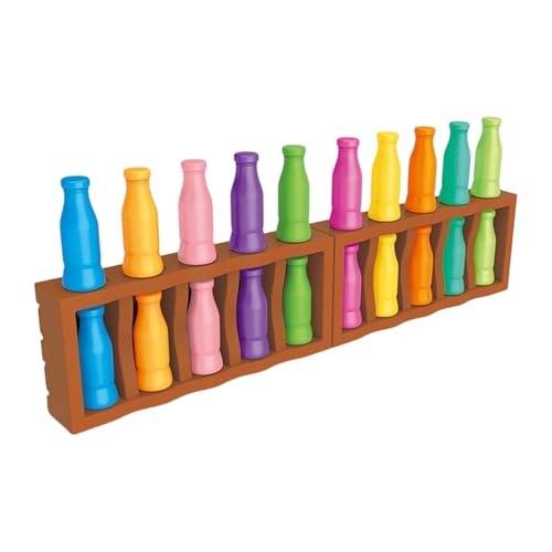 Bottle Color Match Game - 6.61×2.76×1.18 In Interactive Bottle Pairing & Challenge Games | Family Fun Board Game For Travel, Cam