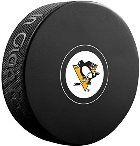 Sher-Wood Autograph Logo Souvenir Hockey Puck - Penguins