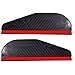 Produktbild Ruibow Auto Rückspiegel Regenschutz Augenbraue Universal Augenbraue Kohlefaser Seitenspiegel Flexible Wing Mirror Rain Deflector Seitenspiegel Regenschutz für die meisten Autos,LKWs