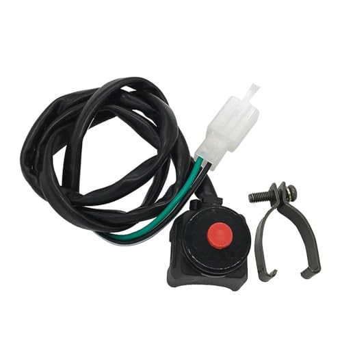 Interrupteur de guidon de 22mm étanche avec bouton poussoir moto tout-terrain