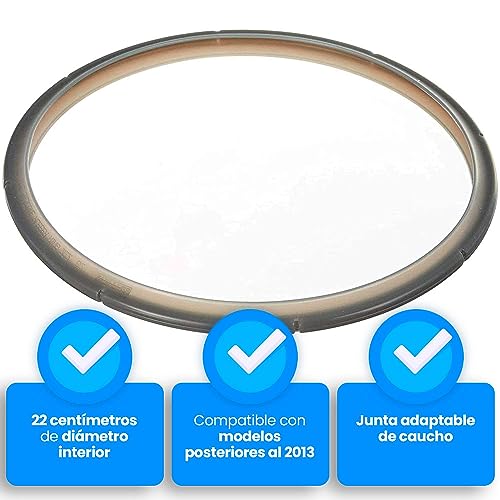 Anakel Home Replacement Gasket Lid Compatible with Bra Vitesse, Magefesa Favorit, Monix Quick, Masterpro - Image 2