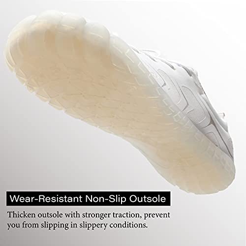 Image of L-RUN Barefoot Water Shoes Women Mens Aqua Sock Athletic Hiking Water Sports Shoes for Swim Beach Pool Sand Diving Walking