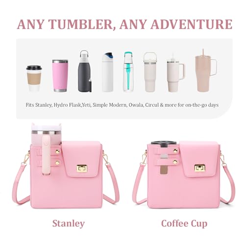 Image of Stanley Purse Cup Holder Bag Crossbody Water Bottle Purse for 40oz Tumbler