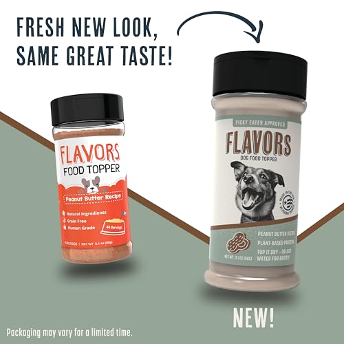 Image of BEAUMONT BASICS Flavors Dog Food Topper, Freeze-Dried, Grain-Free, (3 Pack), 3.1 oz - Peanut Butter Recipe