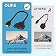 HDMI Splitter Adapter Monitore 2 in 1 out Stecker 1080P HDMI Dual-Ausgang Verteiler 30cm Doppelstecker Anschluss Kabel für Projektor HDTV LED Adaptateur répartiteur 1080p mâle vers Double-Hdmi