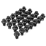 GTOWNWORKS 8 mm Wheel Rim Rivets, 50 Pcs (Black), 8mm/0.31in Hole Replacement Wheel Lip Rivets Nuts