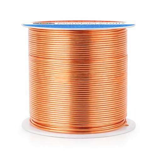 Image of Mandala Crafts 20 Gauge Copper Tone Anodized Aluminum Craft Wire, 100 FT | Colored, Flexible, Bendable, for Bonsai, Armature, Sculpting, Wire Wrapping, Jewelry Making, Weather & Tarnish Resistant