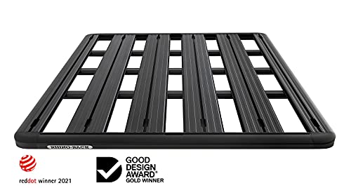 Rhino-Rack Pioneer Platform Compatible With Jeep Wrangler 4Dr Jk+Jl, Toyota Land Cruiser 200, Full Size Truck Caps/Toppers, Black Aluminum 72"X56", Works With 100+ Accessories (52108F) #TOP1