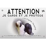 Pets-easy Panneau Attention au chien bobtail