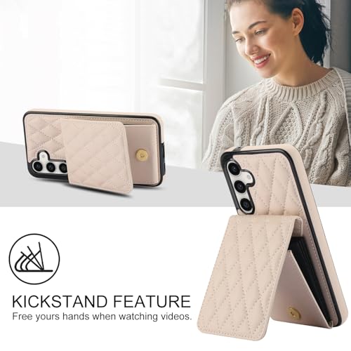 Coque Galaxy S23 FE Asuwish beige finition premium durable