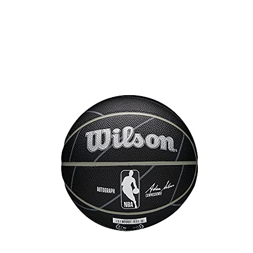 Image of WILSON NBA Team Autograph Mini Basketball - San Antonio Spurs