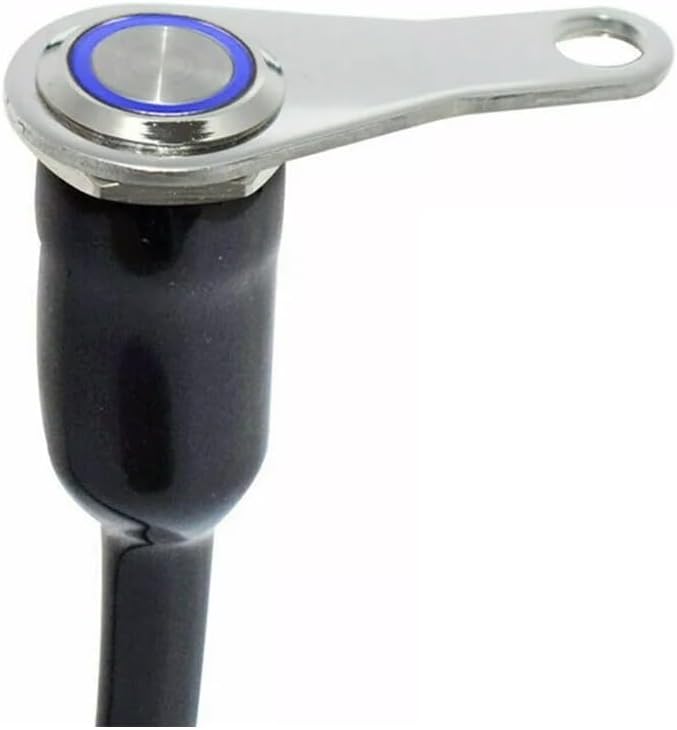 Motorbike Handlebar Switch LED Motorcycle Switch Replacement ON-Off Headlight Fog Light Handlebar Adjustable Mount Parts Motorbike Accessories Control
