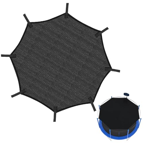 YANGUN Trampolin Sonnenschutz Abdeckung 305cm, Trampolin Überdachung Abdeckung für 8 StangenTrampolin, TrampolinSonnenschutznetz für Innenhof, Spielplatz, Outdoor