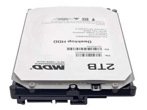 Image of MDD 2TB 64MB Cache 7200RPM SATA 6.0Gb /s 3.5inch Internal Desktop Hard Drive (MDD2000GSA6472)