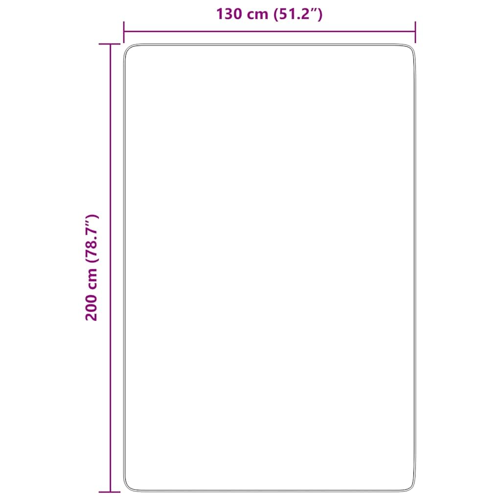 vidaXL Tapis Shaggy à Poils Longs NAVARRA Gris foncé 130x200 cm