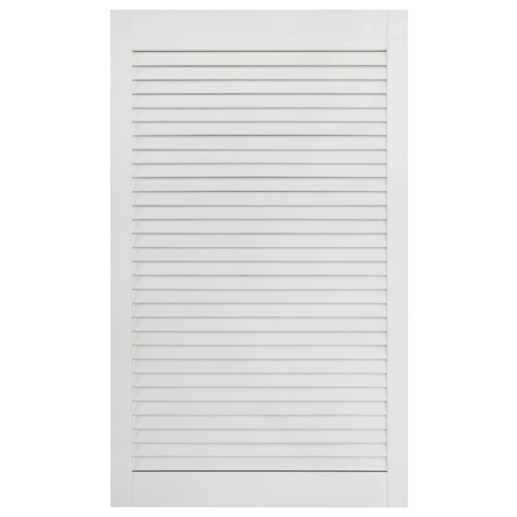 Bussandri Exclusive - Puerta de láminas de madera maciza de pino blanco, 99,3 x 49,4 cm