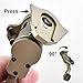 LOOKDNDS J Arm Dovetail Mount PVS-14 NVG Mount J-Arm Night Vision Scope Metal Helmet Mount J Arm Bracket Compatible for Helmet Night Vision Goggles All Models of PVS 14 FDE