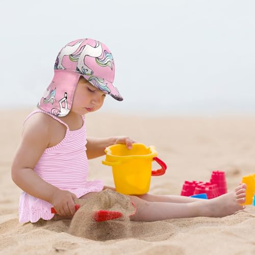 Image of Toddler Boys Sun Hat Kids Flap Hat Beach Sun Protection Hat UPF 50+ for Boys Girls