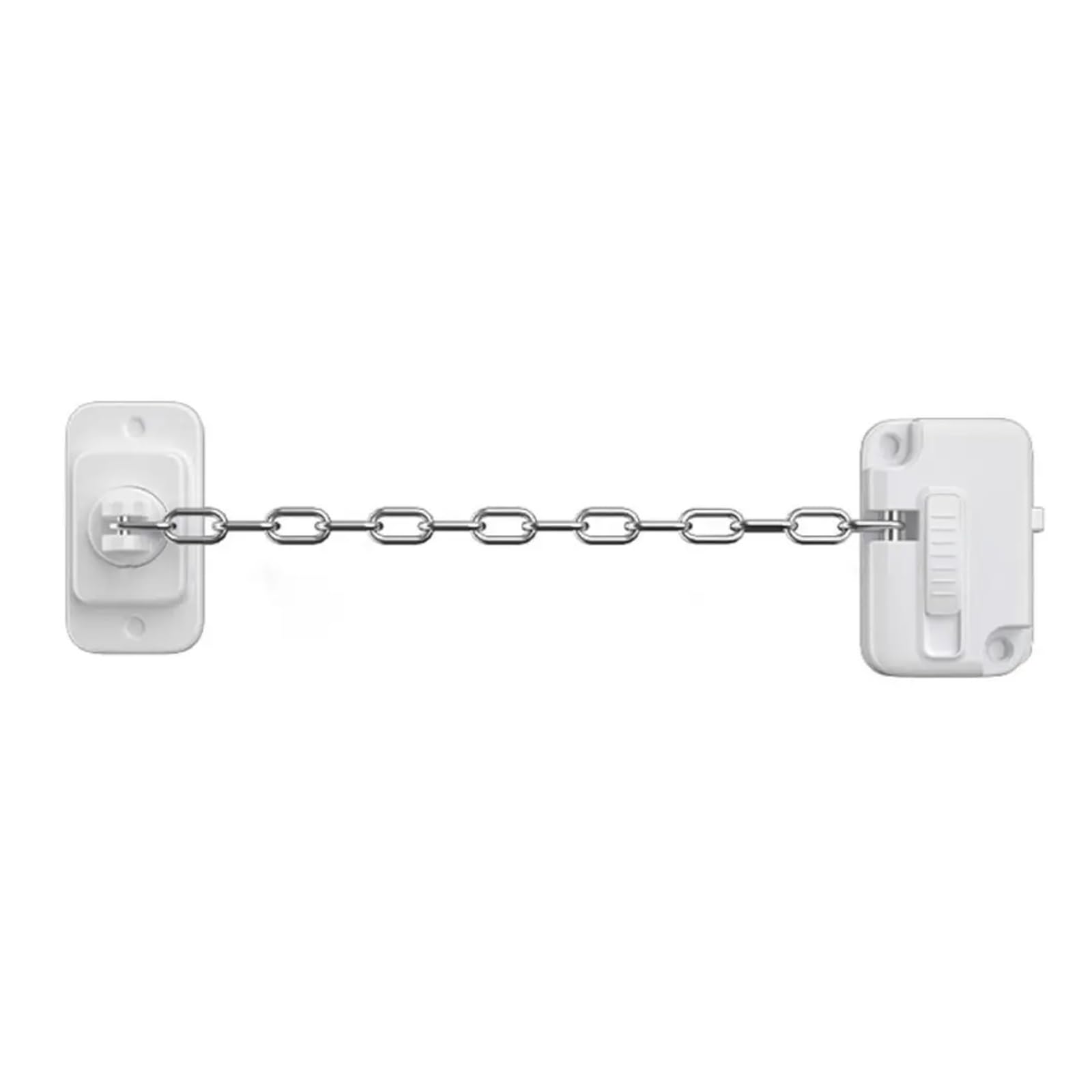 Jfnklfg White Adjustable Cabinet Lock Window Kid Security Self Adhesive No Drilling Restrictor Child Protection For Home Office