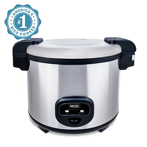 Aroma Housewares 60-Cup (Cooked) (30-Cup UNCOOKED) Commercial Rice Cooker, Stainless Steel Exterior (ARC-1130S)