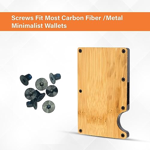 RFID Metal Wallet Repair Kit: Replacement Screws Set, Credit card holder screw set,enhance your Wallet's functionality with durable wallet replacement Parts2
