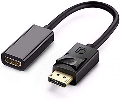 Miniatura 2 de Adaptador DisplayPort a HDMI, portátil, transmite audio y video HD, compatible con conectores chapados en oro de 1920 x 1200 / 1080 p