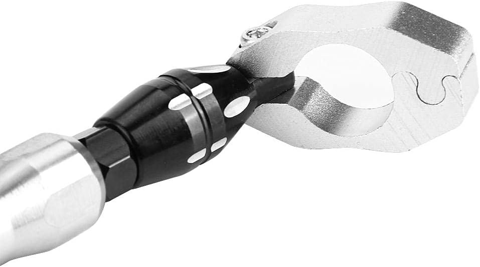 Motorcycle Handlebar Cross Bar, 7/8" 22mm Handlebar Strengthen Lever Bar Adjustable Motorcycle Balance Reinforce Lever (Silver)
