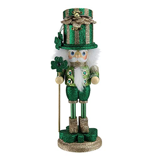 Kurt Adler Hollywood Irish Pot of Gold Nutcracker, 12-Inch