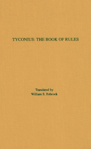 Tyconius: The Book of Rules (Texts and Translat... 1555403662 Book Cover