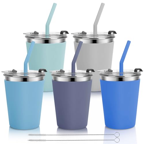 Vermida 5-Pack Stainless Steel Kids Cups