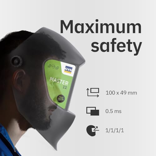 GYS - Masque de Soudage LCD MASTER 11 - Teinte 11 Noir – vue 3