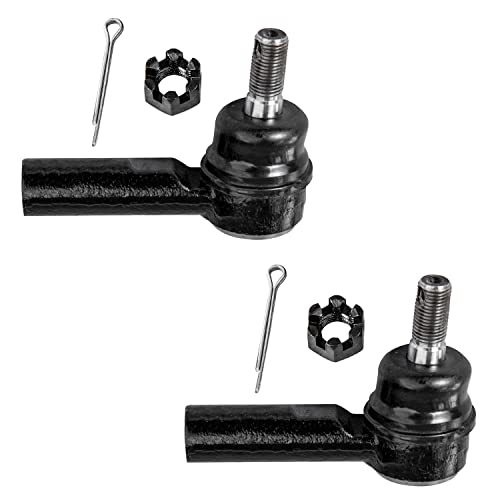 Detroit Axle - Front 2pc Tie Rods for Toyota Camry Corolla Rav4 Celica Echo Chevrolet Nova Geo Prizm Lexus ES250 Scion xA xB, 2 Outer Tie Rod End Links Replacement -  ES2382 x2