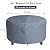 Chinchilla Heavy Duty 44 Inch Round Fire Pit Cover - 100% Waterproof & Weatherproof 600D Oxford Fabric, Durable All-Season Protection for 41/42/43/44 Inch Propane Fire Pits and Tables