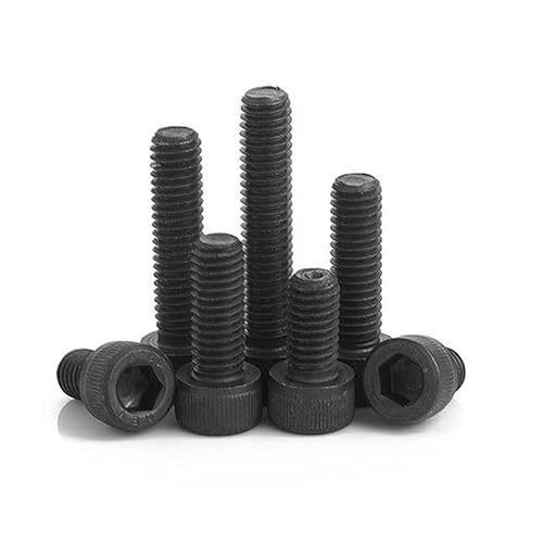 240 Pièces M3 Noir Force Hexagone À Six Pans Creux Kit De Vis À Tête Ronde Vis Hexagonale En Acier Au Carbone Avec Jeu De Combinaison D'écrou