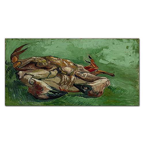 Impression sur verre 100x50cm crabe decoration tableau en verre moderne