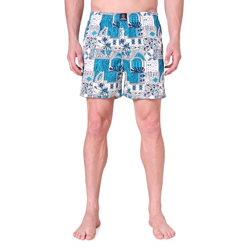Image of Urban Scottish Men's Boxer Pants 100% Cotton Material with A Stylish Print Soft and Stretchy Elastic Waist Band Dynamic Movement and Hardwearing Stitching Breathable with A Gentle Snug Fit