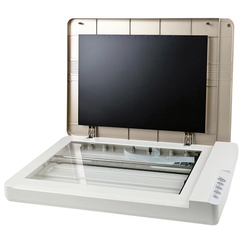 Plustek OS 1680 - Hochgeschwindigkeits-A3-Flachbettscanner, großformatige Scangröße für Blaupausen und Dokumente. Scannen Sie die A3-Größe in nur 3 Sekunden für Mac und Windows