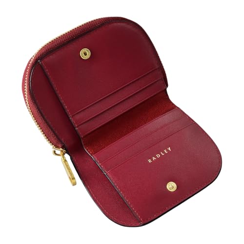 RADLEY London Liverpool Street 2.0 Abstract Floral Medium Bifold Wallet (Cranberry)3