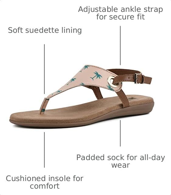 Image of WHITE MOUNTAIN Women's London Flat Sandal