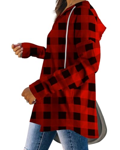 Image of Bofell Womens Fashion Tops Hoodies for Women Pullover Oversized Sweatshirts Long SLeeve Shirts Loose Fit