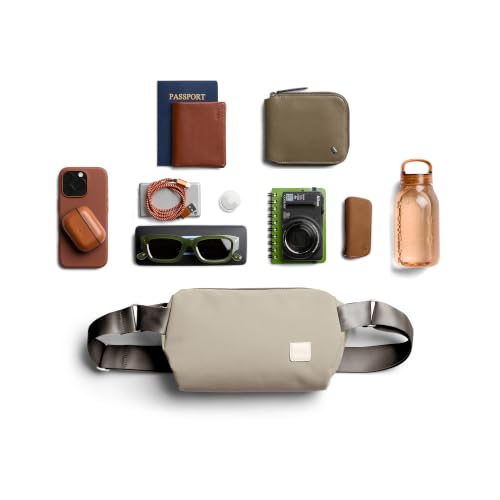 Image of Bellroy Classic Sling 5L, Minimalist Crossbody Bag - Steel | 5L everyday minimalist crossbody bag with internal organization, an adjustable strap and auto-compression